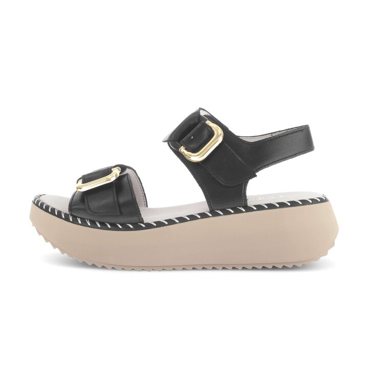 Plateau Sandale schwarz #0