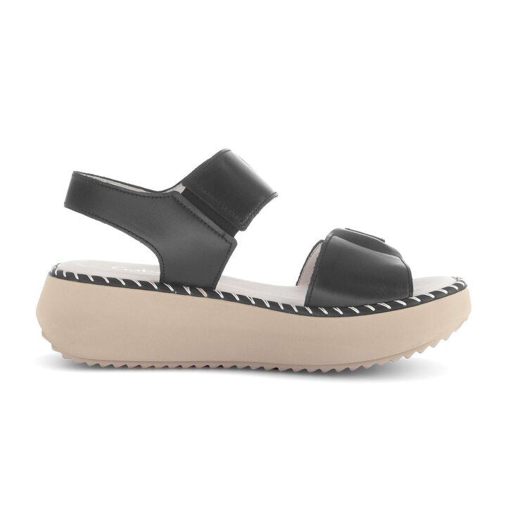 Plateau Sandale schwarz #1