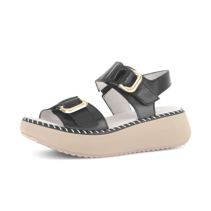 Plateau Sandale schwarz #2