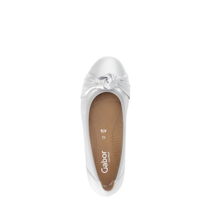 Sportliche Ballerina silber #5