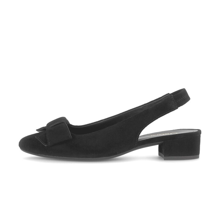 Escarpins à bride arrière noir #0