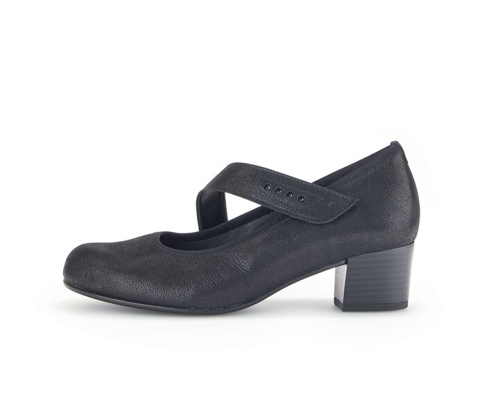 Spangenpumps schwarz #0