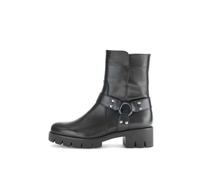 Stivali biker nero #0