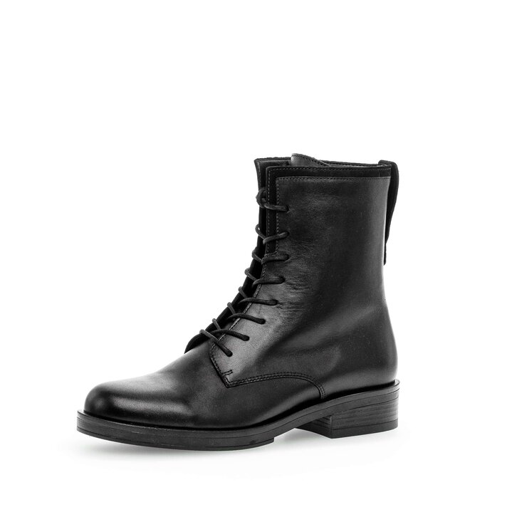 Schnürstiefelette schwarz #2