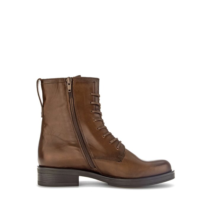 Bottine à lacets marron #1