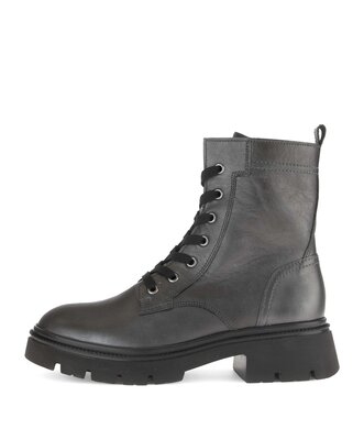 Stivaletto stringato argento