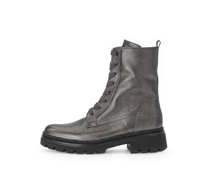 Schnürstiefelette Grau #0