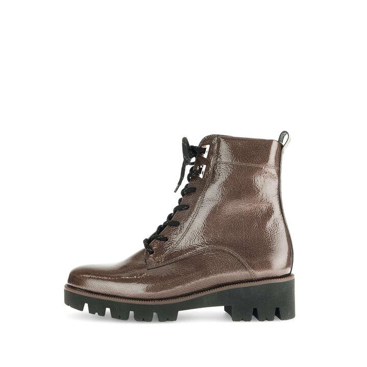 Stivaletto stringato marrone #0