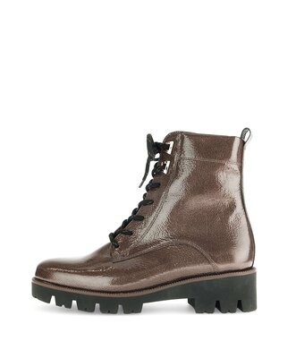 Stivaletto stringato marrone