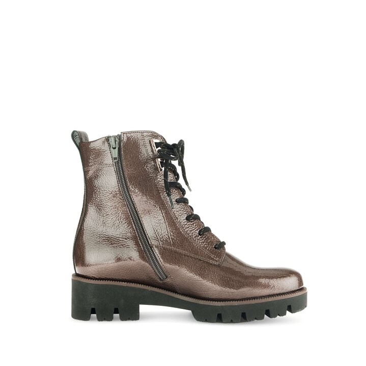 Stivaletto stringato marrone #1