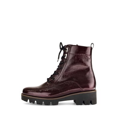 Snörstövletter röd