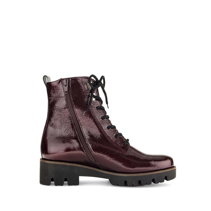 Stivaletto stringato rosso #1