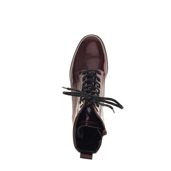 Stivaletto stringato rosso #5