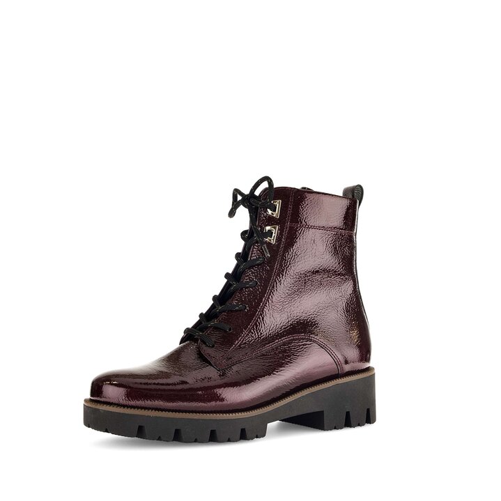 Stivaletto stringato rosso #2