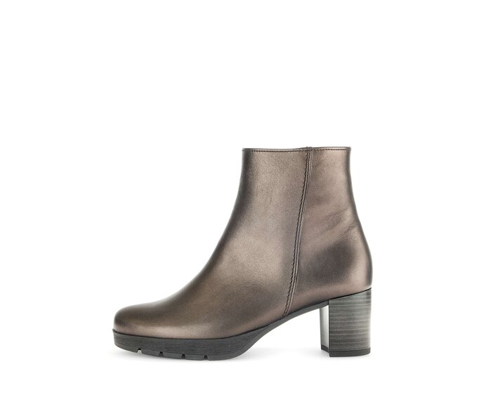 Bottine plateau bronze #0