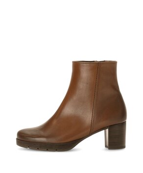 Bottine plateau marron