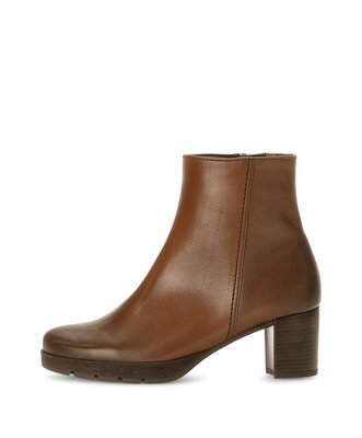 Stivaletto con plateau marrone