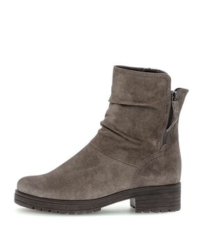 Stivaletto con plateau marrone