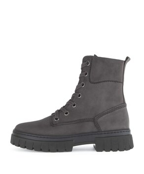 Schnürstiefelette grau