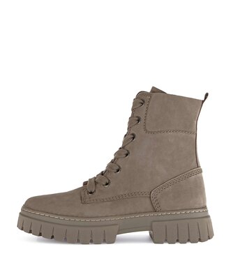 Schnürstiefelette grau