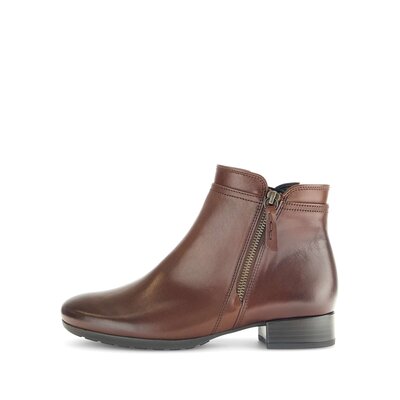 Elegante enkellaarsjes bruin