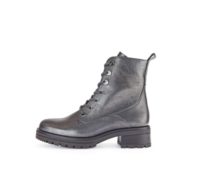 Enkellaarsjes met veter zilver #0 Enkellaarsjes met veter zilver #0