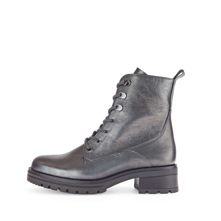 Stivaletto stringato argento #0