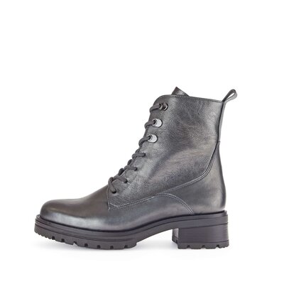 Snörstövletter silver