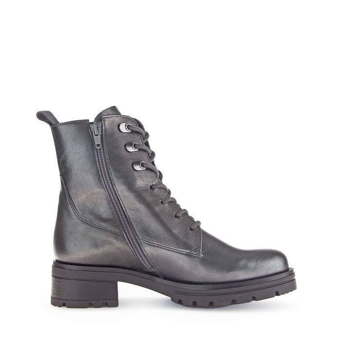 Stivaletto stringato argento #1