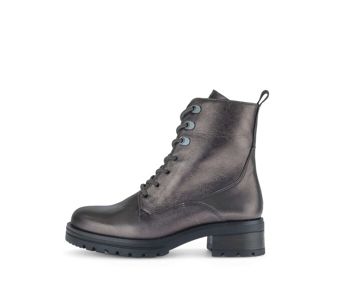 Bottine à lacets bronze #0