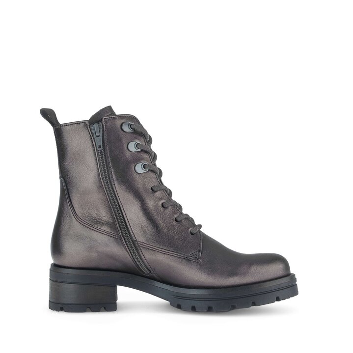 Schnürstiefelette bronze #1