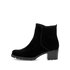 Sportliche Stiefelette schwarz