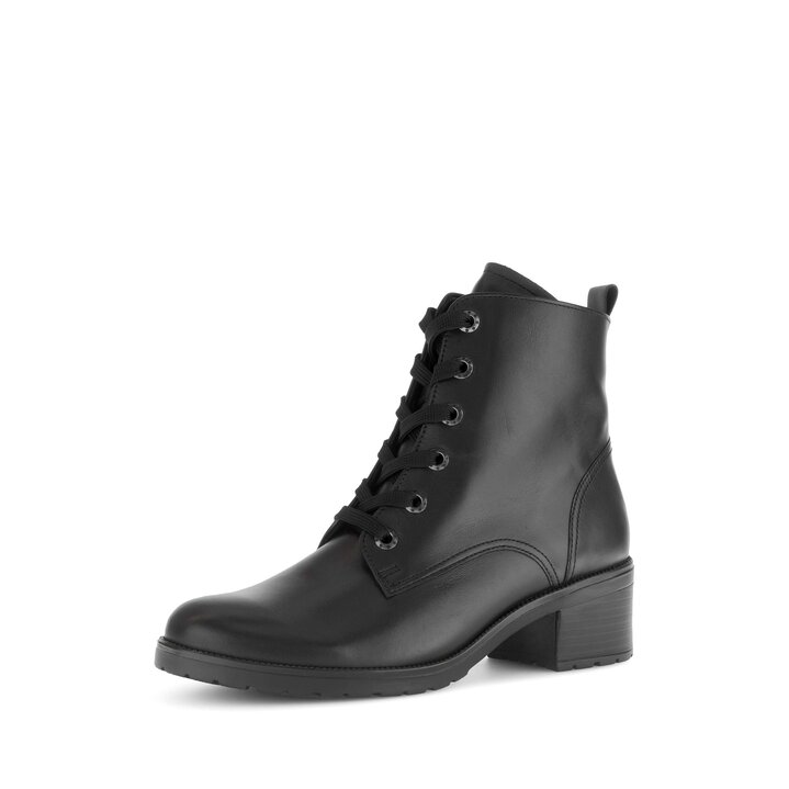 Schnürstiefelette schwarz #2