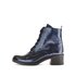 Schnürstiefelette blau