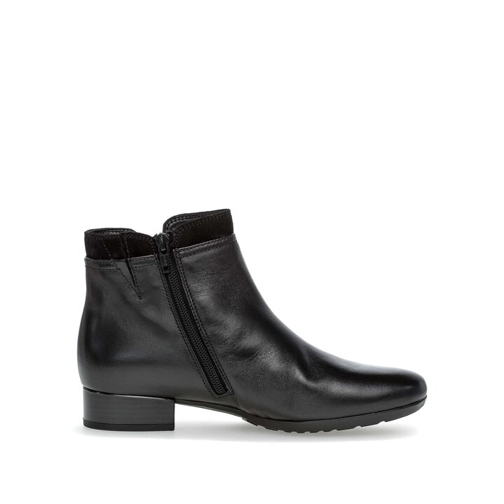 Elegante Stiefelette schwarz #1