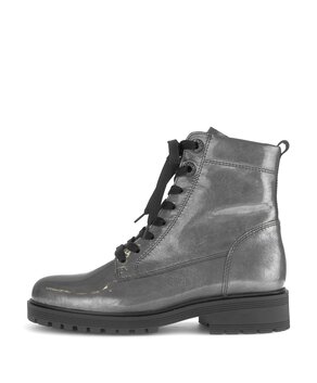 Schnürstiefelette grau