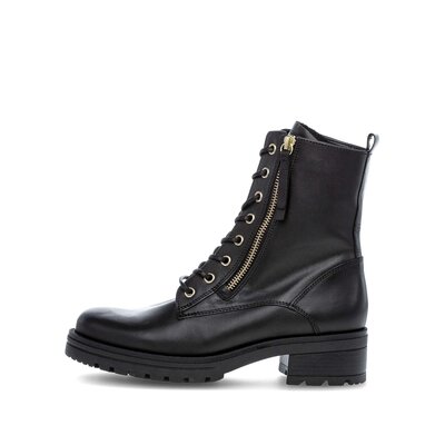 Schnürstiefelette schwarz