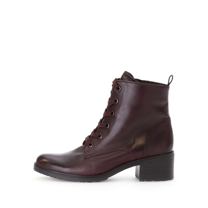 Schnürstiefelette rot #0