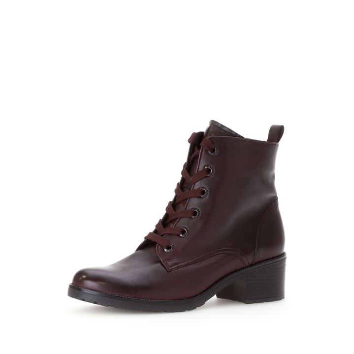 Schnürstiefelette rot #2