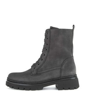 Schnürstiefelette grau