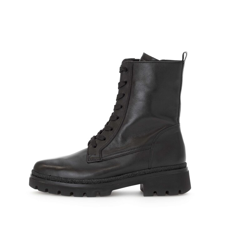 Stivaletto stringato nero #0