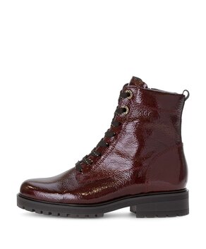 Stivaletto stringato rosso