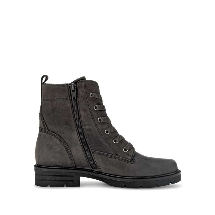 Schnürstiefelette grau #1