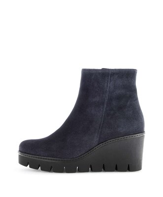 Stivaletto con plateau blu