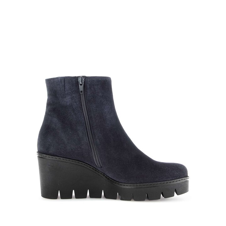 Bottine plateau bleu #1