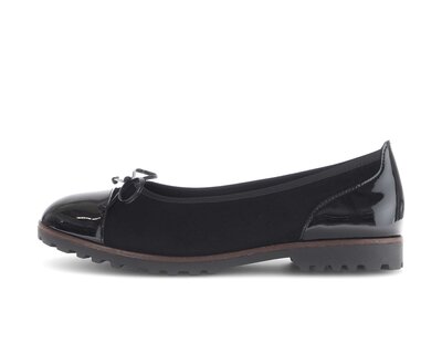 Sportliche Ballerina schwarz