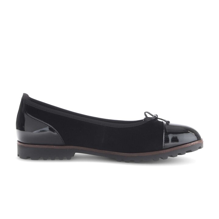 Sportliche Ballerina schwarz #1