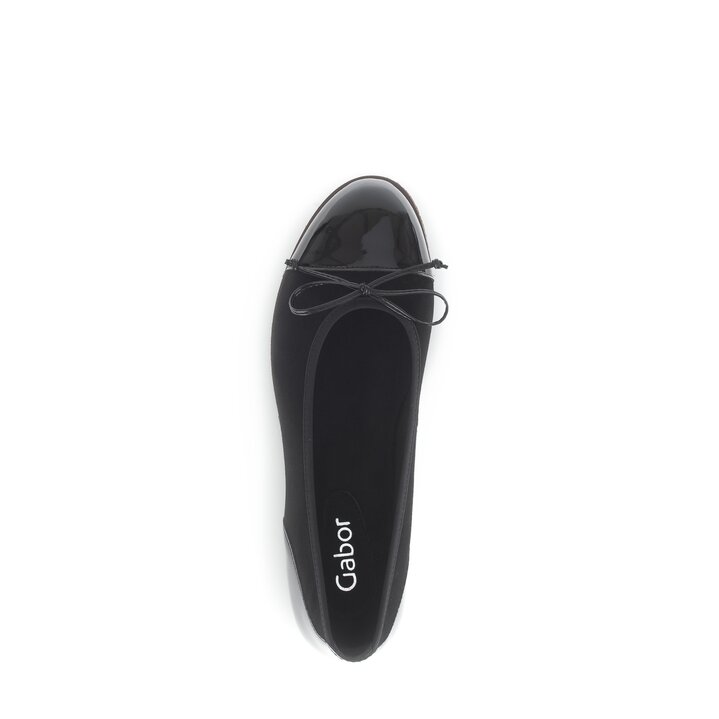 Sportliche Ballerina schwarz #5