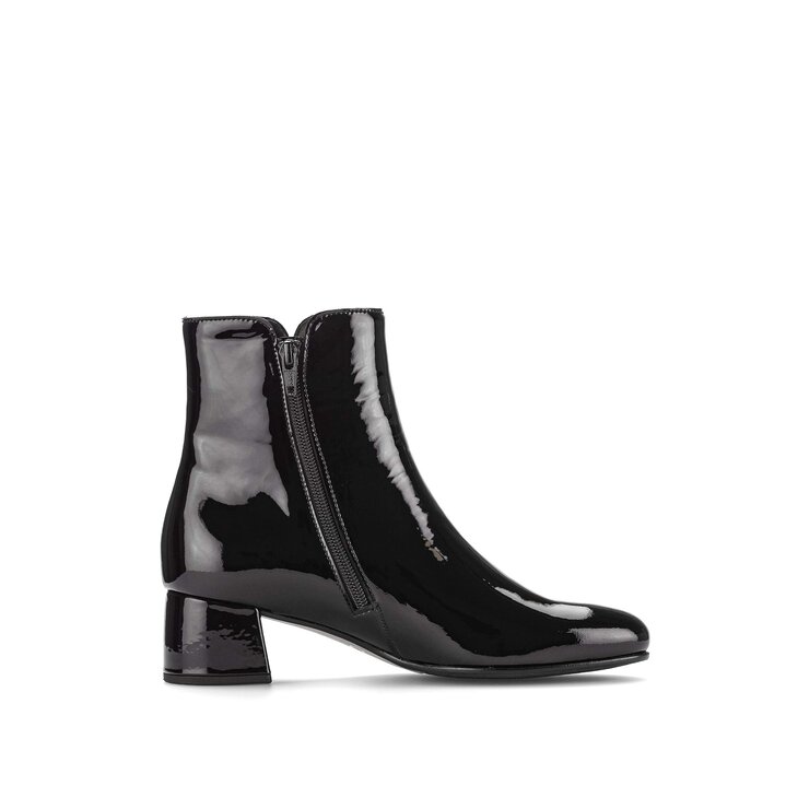 Elegante Stiefelette schwarz #1