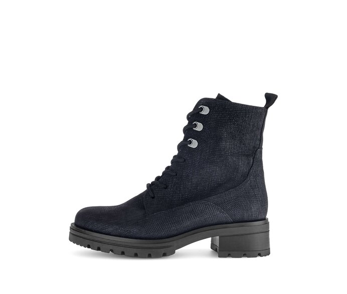 Enkellaarsjes met veter blauw #0 Enkellaarsjes met veter blauw #0